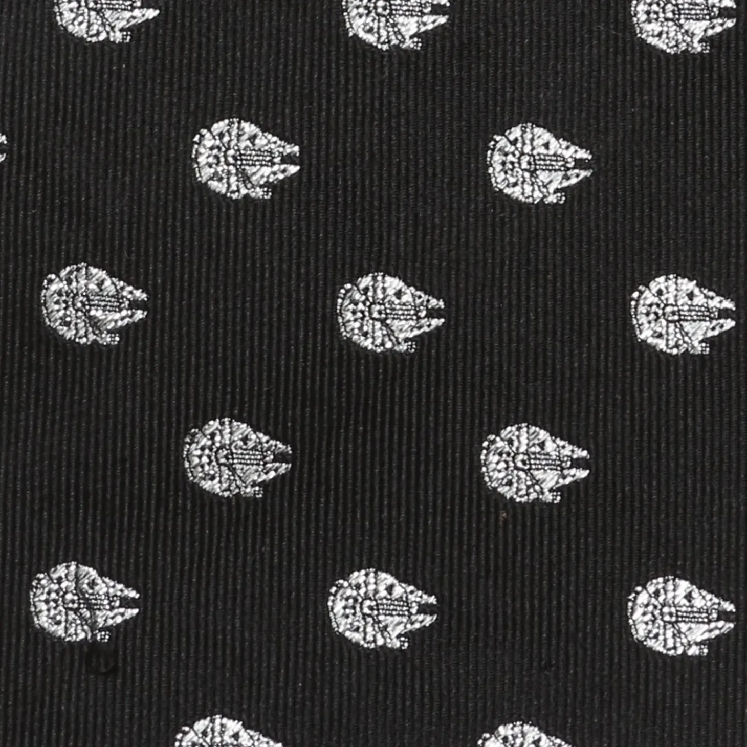 Star Wars Millennium Falcon Metallic Silver Men's Tie