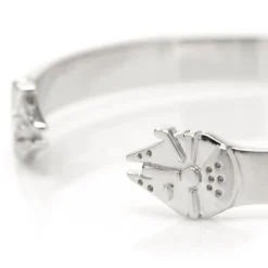 Star Wars Millennium Falcon Stainless Steel Cuff Bracelet