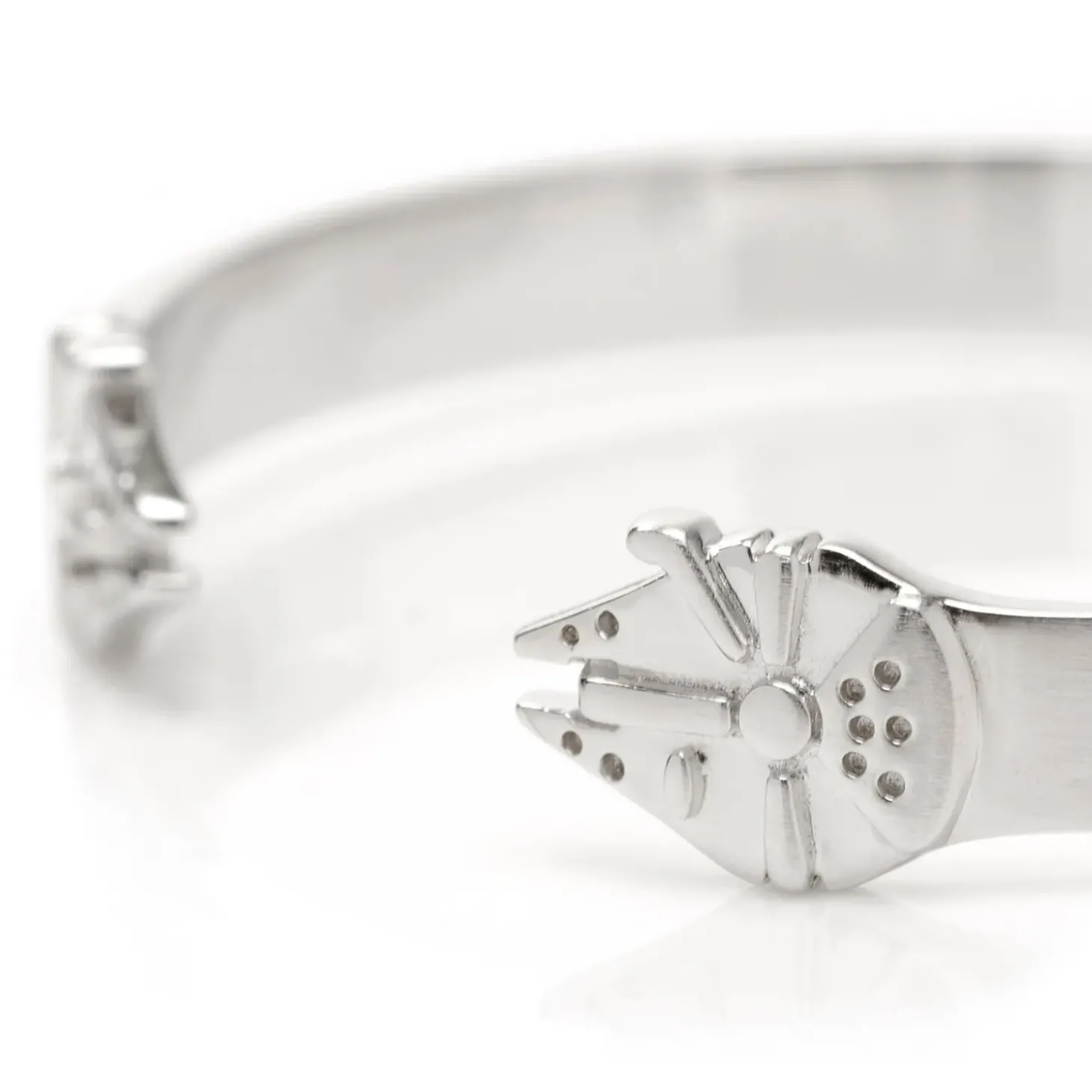 Star Wars Millennium Falcon Stainless Steel Cuff Bracelet