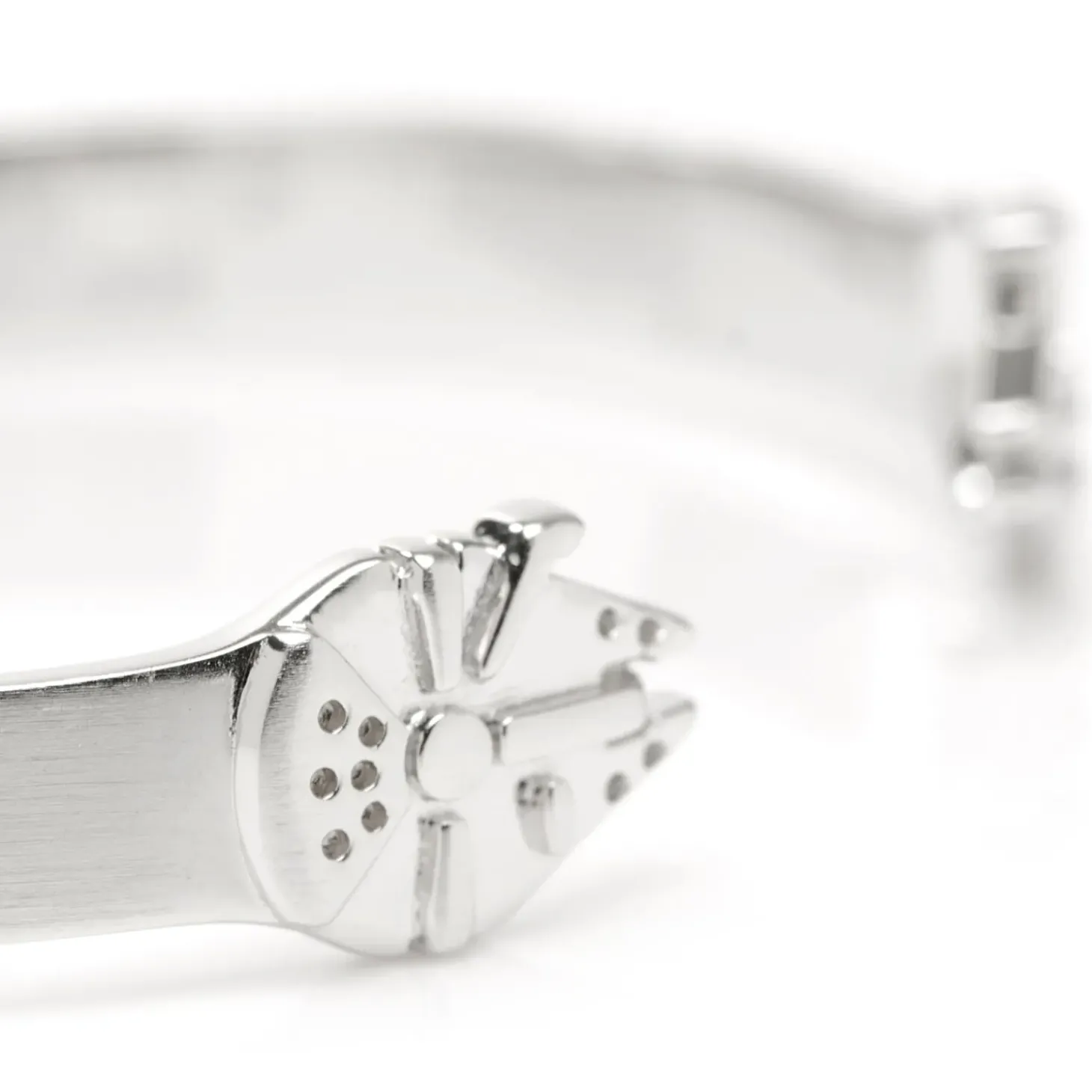 Star Wars Millennium Falcon Stainless Steel Cuff Bracelet