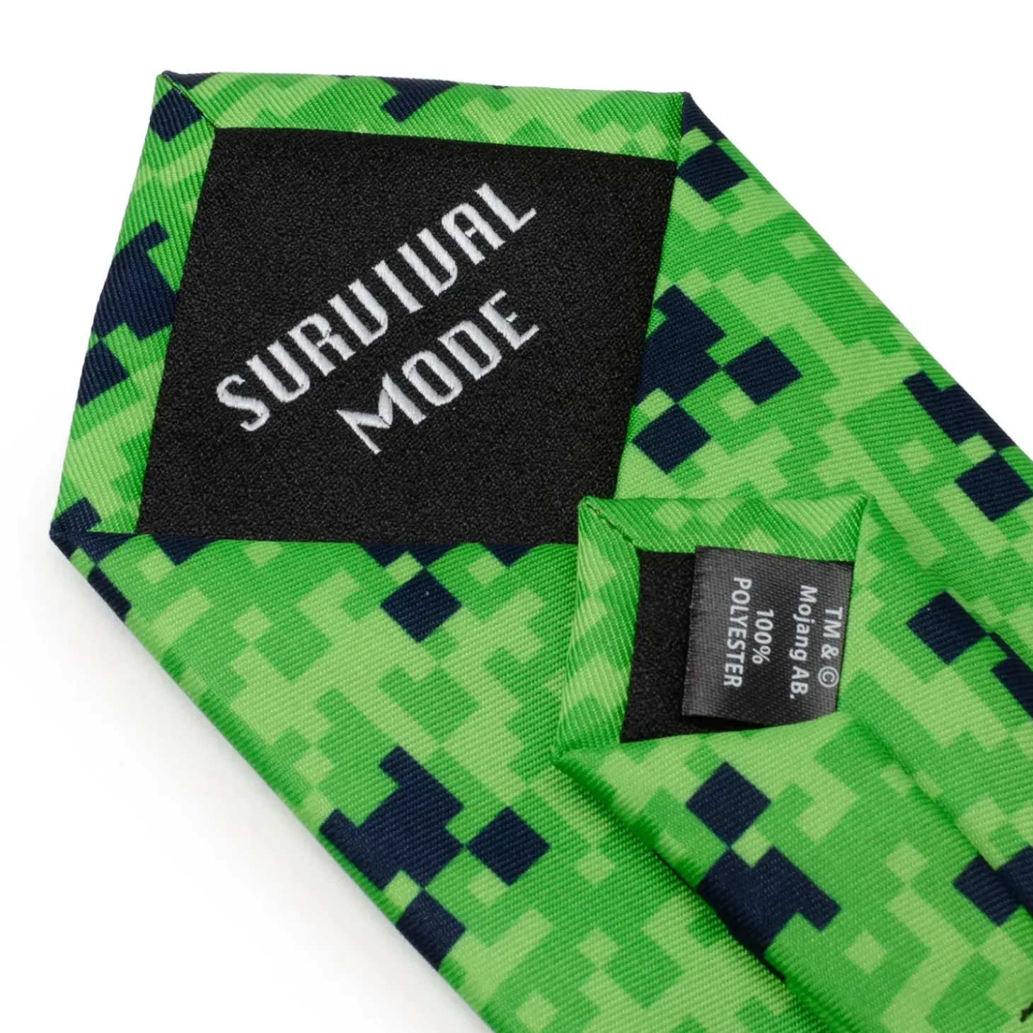 Minecraft Creeper Green Father/Son Tie Set
