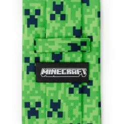 Minecraft Creeper Green Father/Son Tie Set