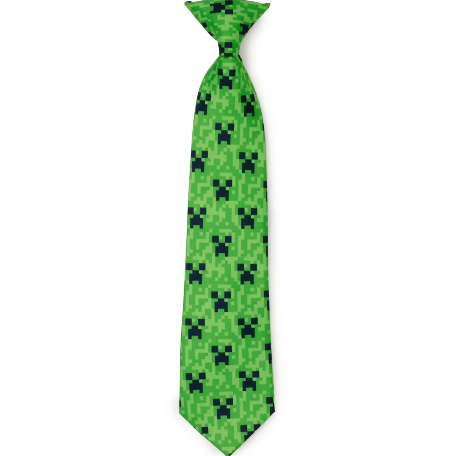 Minecraft Creeper Green Father/Son Tie Set