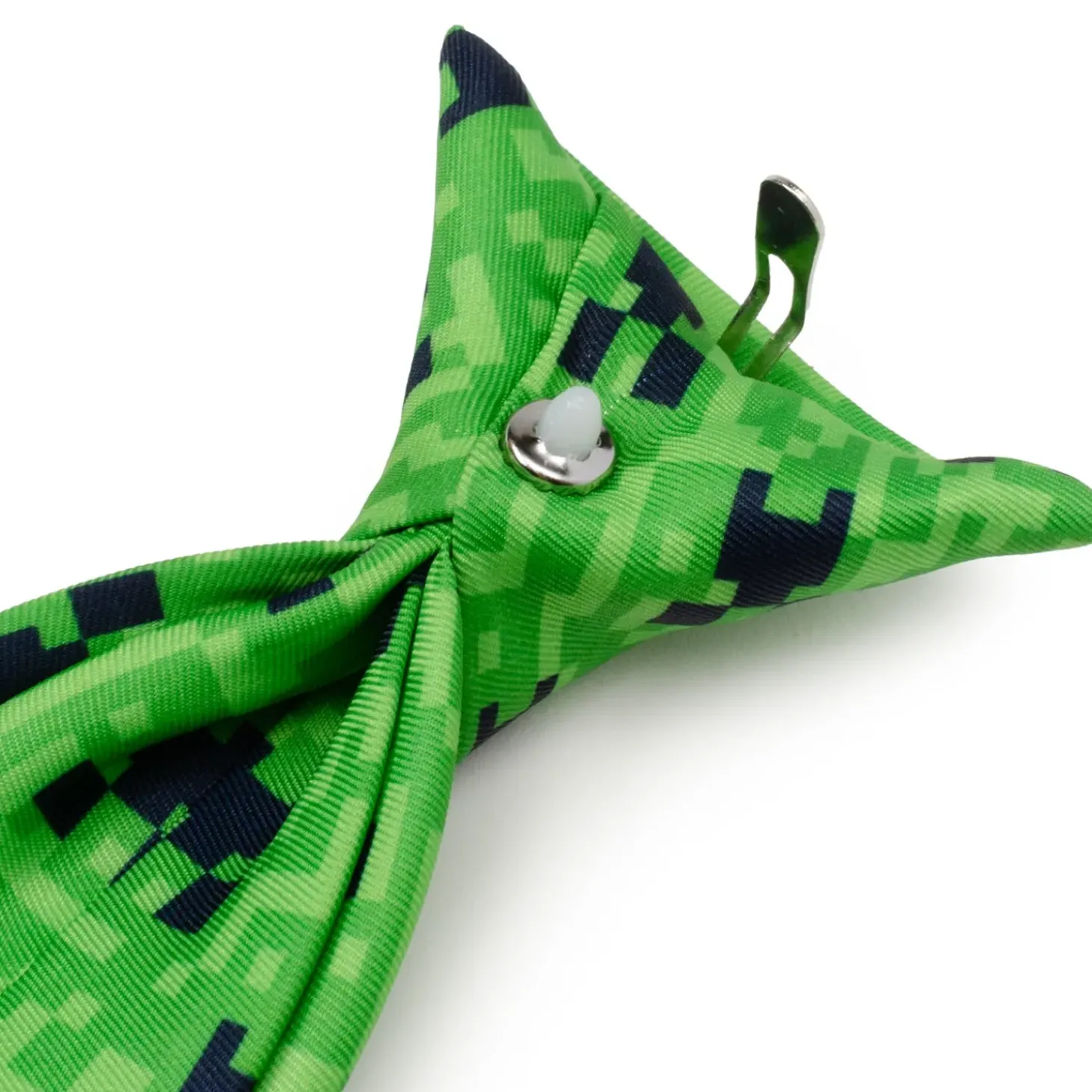 Minecraft Creeper Green Father/Son Tie Set