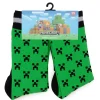 Minecraft Creeper Green Father/Son Sock Set