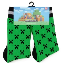 Minecraft Creeper Green Father/Son Sock Set