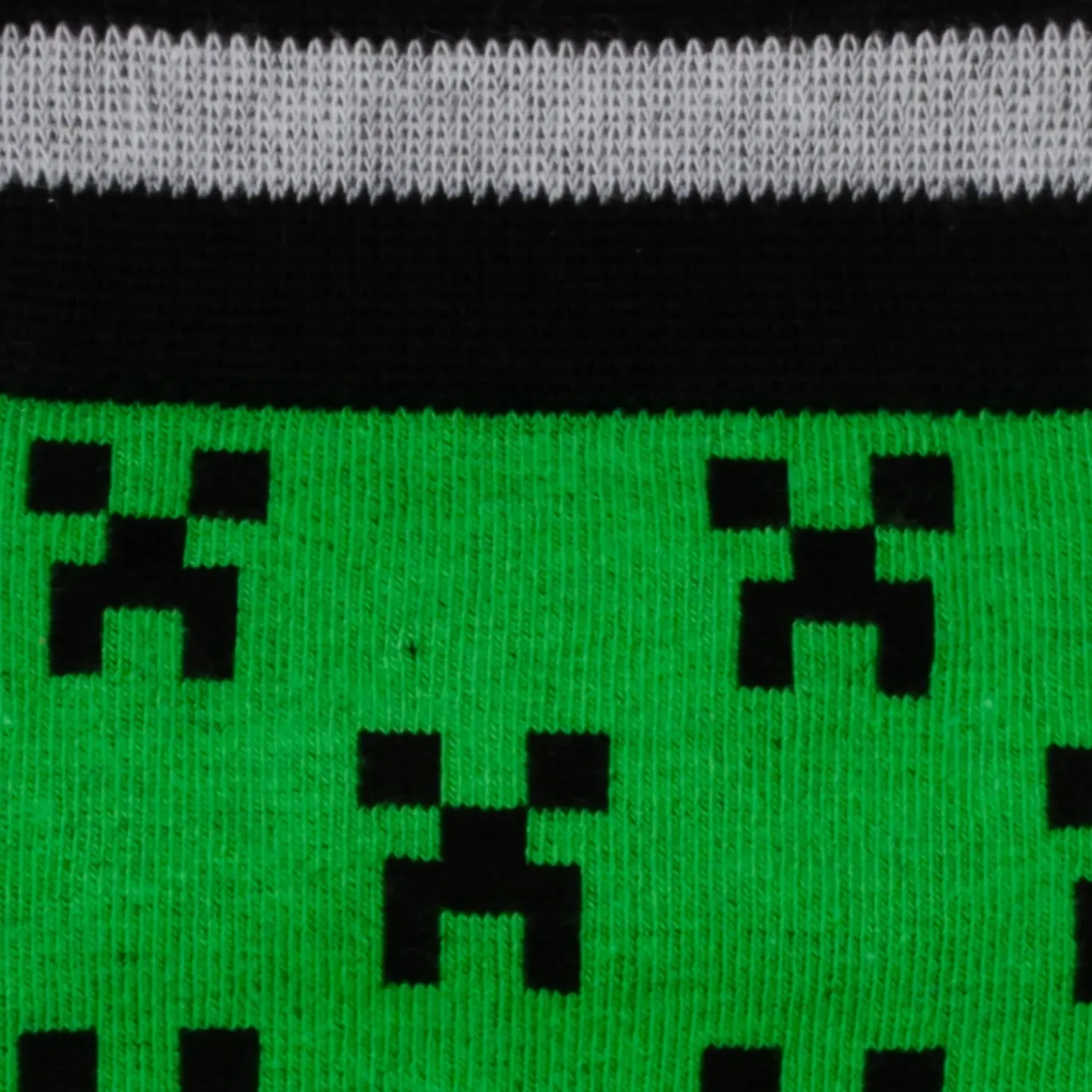 Minecraft Creeper Green Father/Son Sock Set
