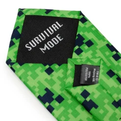 Minecraft Creeper Green Men's Tie