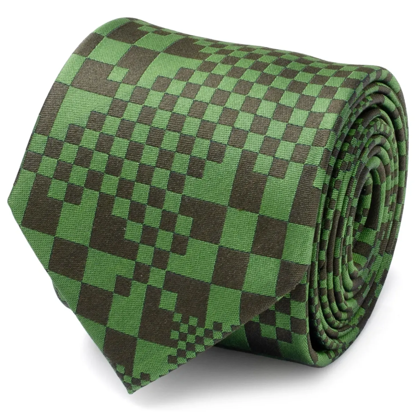 Minecraft Hidden Creeper Green Men's Tie