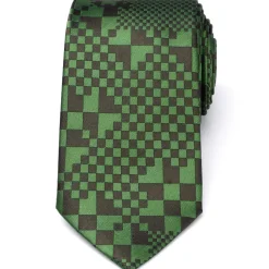 Minecraft Hidden Creeper Green Men's Tie