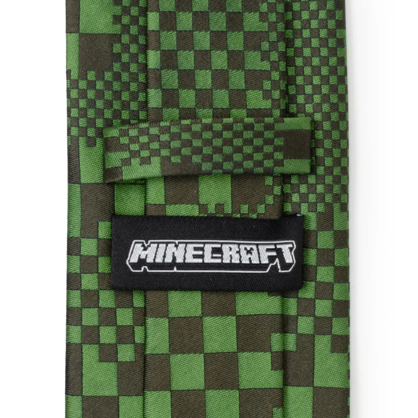 Minecraft Hidden Creeper Green Men's Tie
