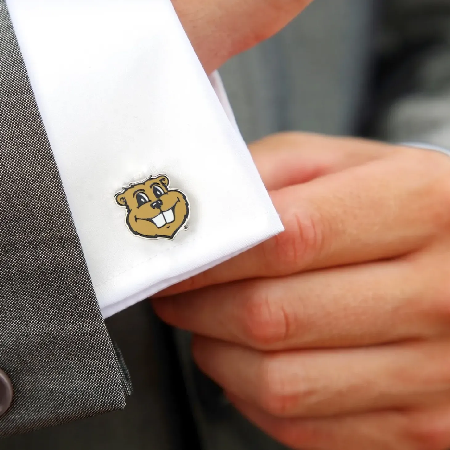 NCAA Minnesota Gophers Mascot Cufflinks