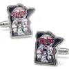 MLB Minnesota Twins Minnie & Paul Cufflinks