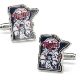 MLB Minnesota Twins Minnie & Paul Cufflinks