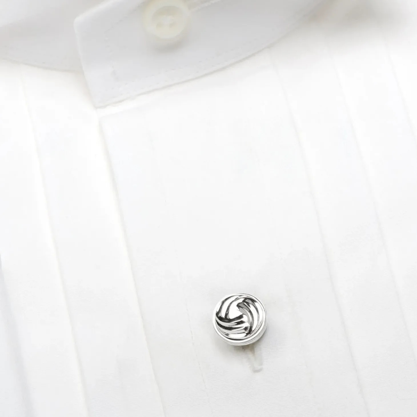 Ox and Bull Trading Co. Modern Knot Sterling Silver Studs