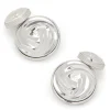 Ox and Bull Trading Co. Modern Knot Sterling Silver Cufflinks