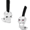 Deakin & Francis Mohican Skull Cufflinks with Ruby Eyes