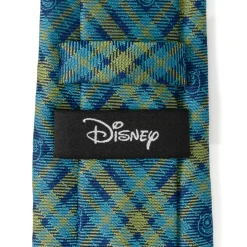 Disney Monsters Inc Plaid Blue Green Tie