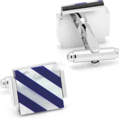 Ox and Bull Trading Co. Mother of Pearl Floating and Diamond Stud Set