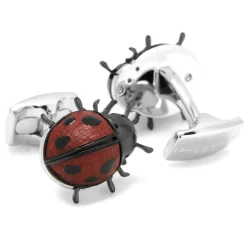 Deakin & Francis Moving Ladybug Cufflinks