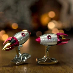 Deakin & Francis Moving Rocket Cufflinks