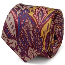 Ox and Bull Trading Co. Multi Brown Patterned Men's Tie