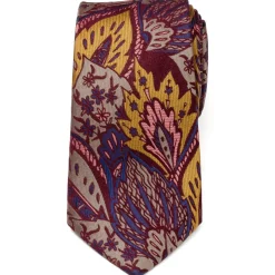 Ox and Bull Trading Co. Multi Brown Patterned Men's Tie