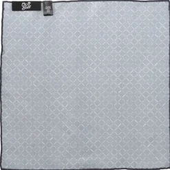 Ox and Bull Trading Co. Navy Diamond Pocket Square