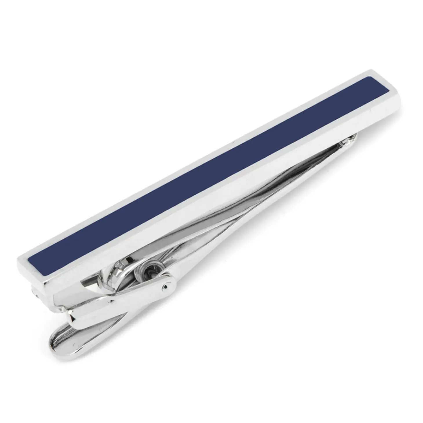 Ox and Bull Trading Co. Navy Enamel Inlaid Tie Clip