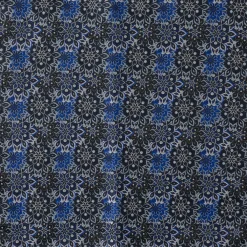 Ox and Bull Trading Co. Navy Floral Pocket Square