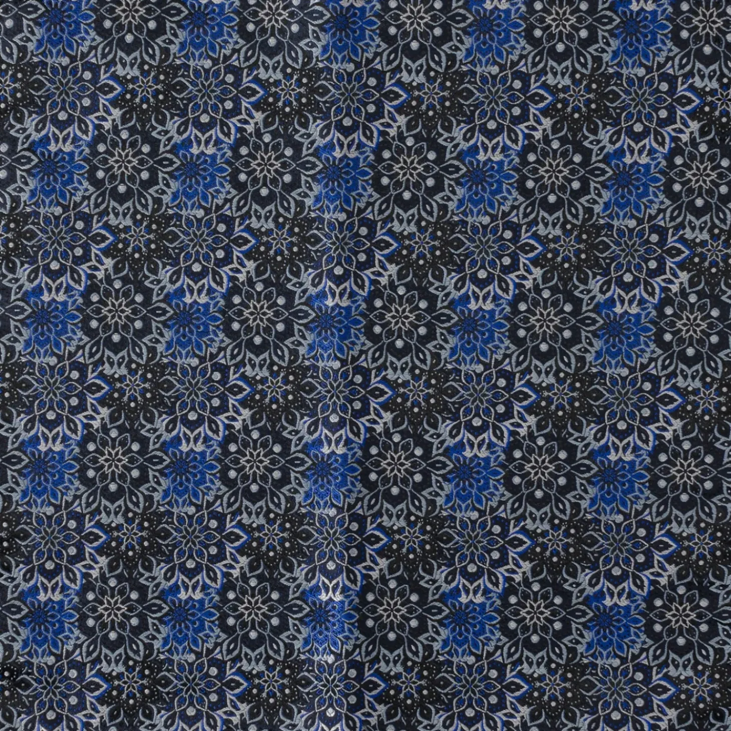 Ox and Bull Trading Co. Navy Floral Pocket Square