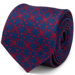 Ox and Bull Trading Co. Navy/Red Patterned Men's Tie