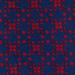 Ox and Bull Trading Co. Navy/Red Patterned Men's Tie