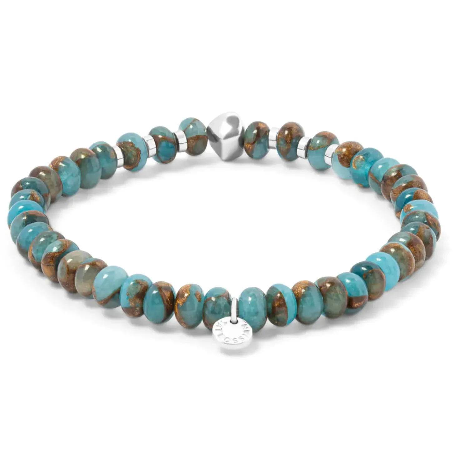 Tateossian Nepal Nugget Beaded Bracelet With Blue Jasper