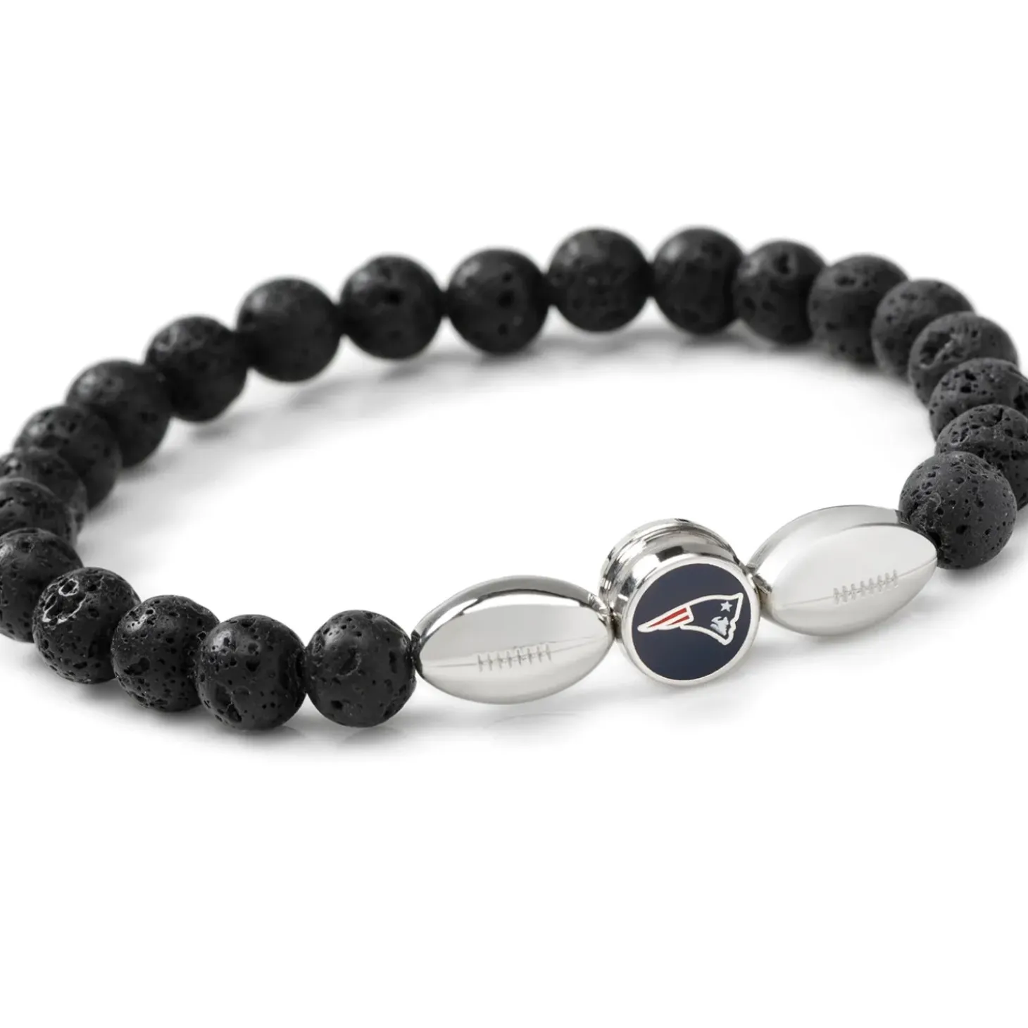 NFL New England Patriots Beaded Bracelet