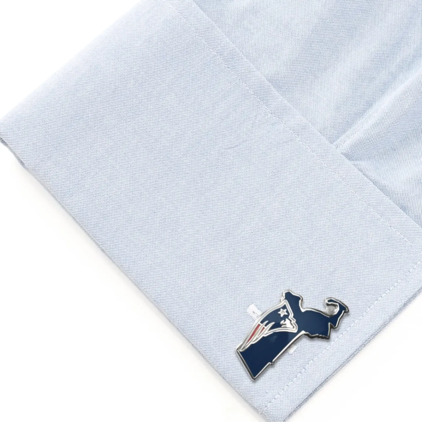 NFL New England Patriots State Shaped Cufflinks