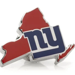 NFL New York Giants State Shaped Lapel Pin