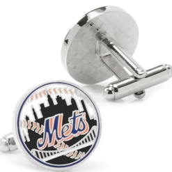 MLB New York Mets Baseball Cufflinks