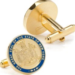 Cufflinks, Inc. New York State Seal Cufflinks