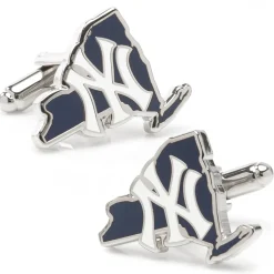 MLB New York Yankees State Shaped Cufflinks