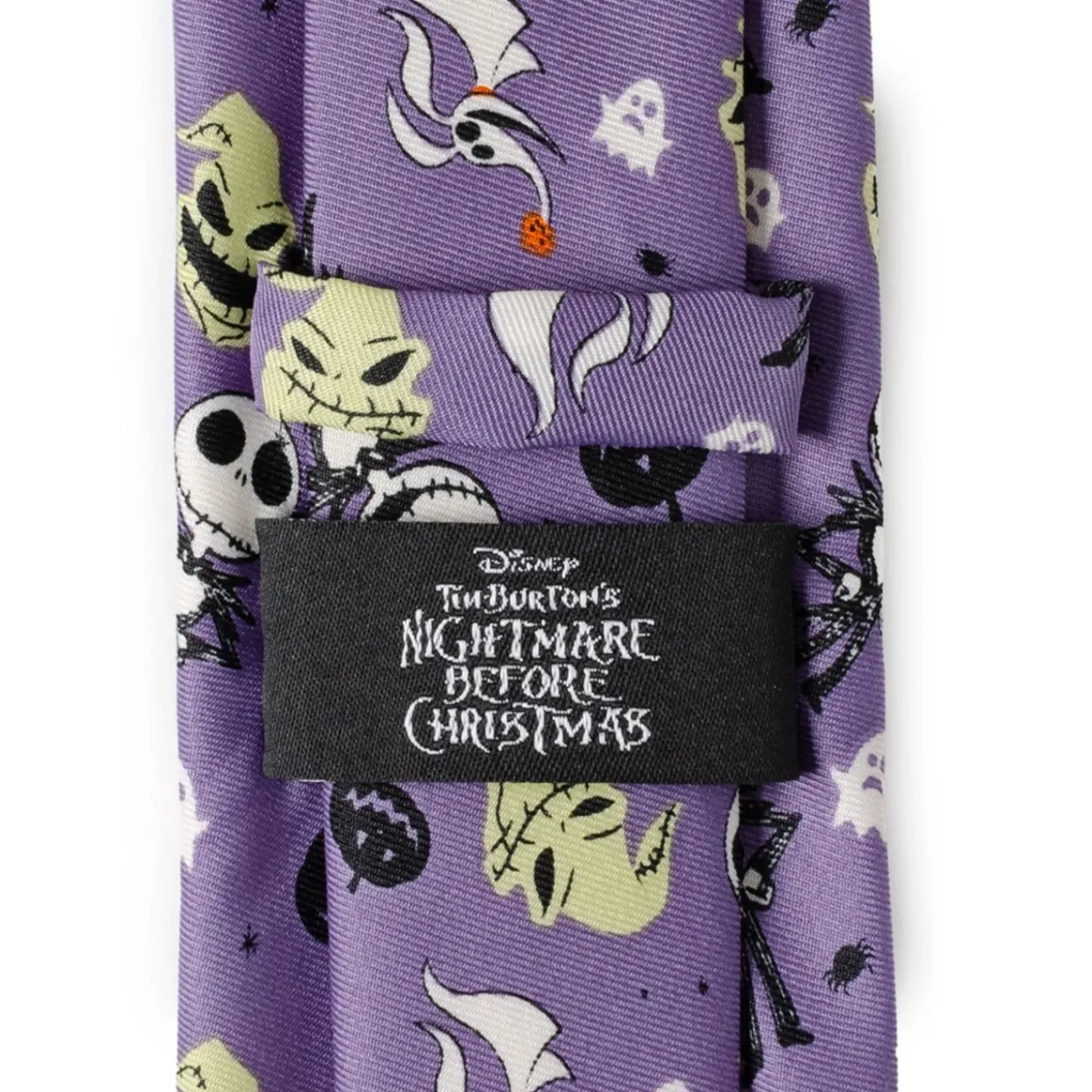 Disney Nightmare Before Christmas Purple Men's Tie