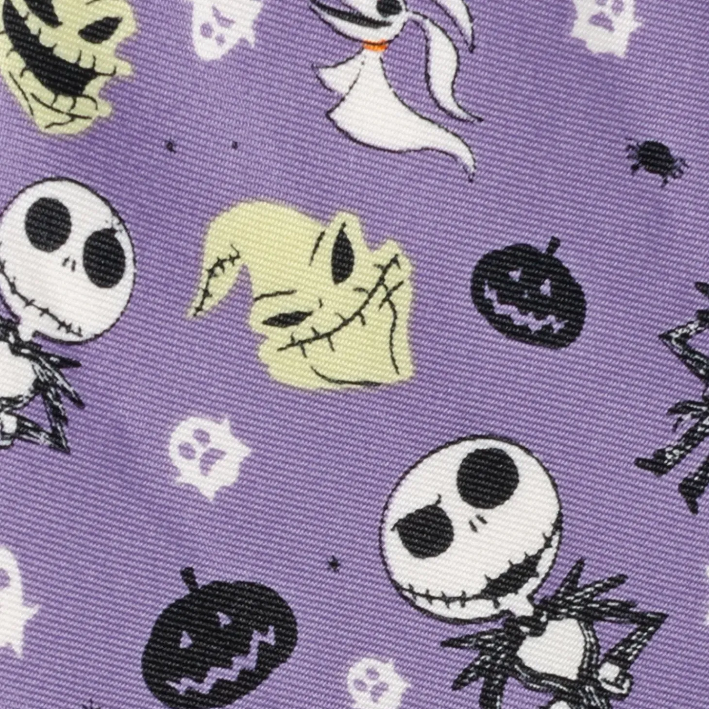 Disney Nightmare Before Christmas Purple Men's Tie