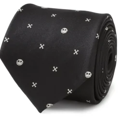 Disney Nightmare Before Christmas Jack Skellington Black Men's Tie