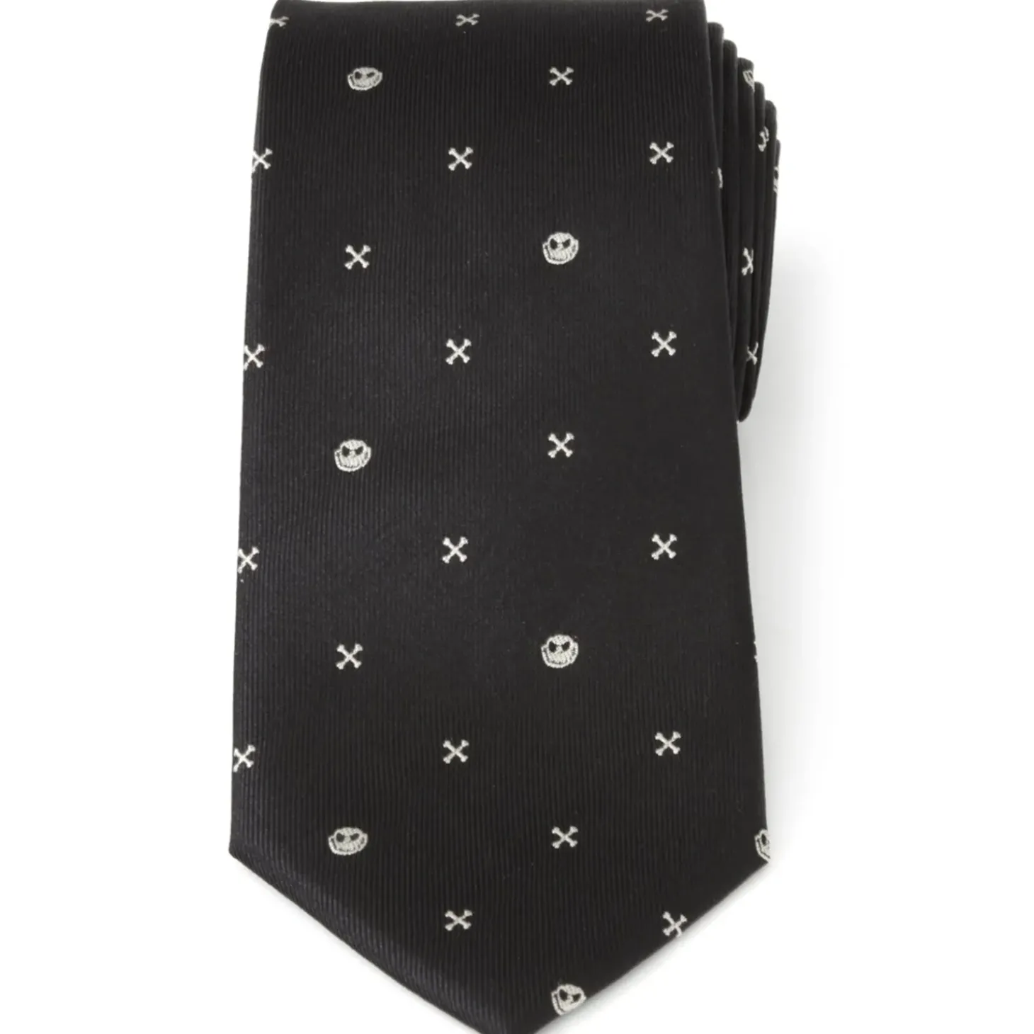 Disney Nightmare Before Christmas Jack Skellington Black Men's Tie