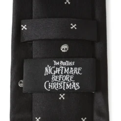 Disney Nightmare Before Christmas Jack Skellington Black Men's Tie
