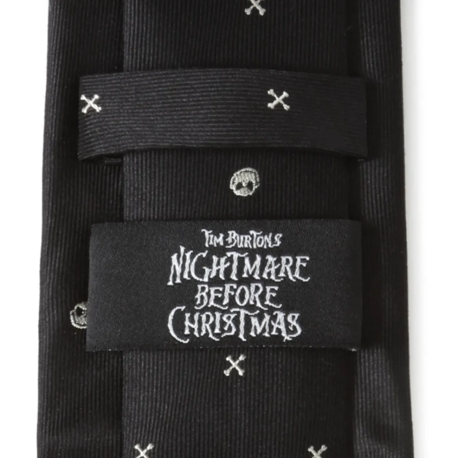 Disney Nightmare Before Christmas Jack Skellington Black Men's Tie