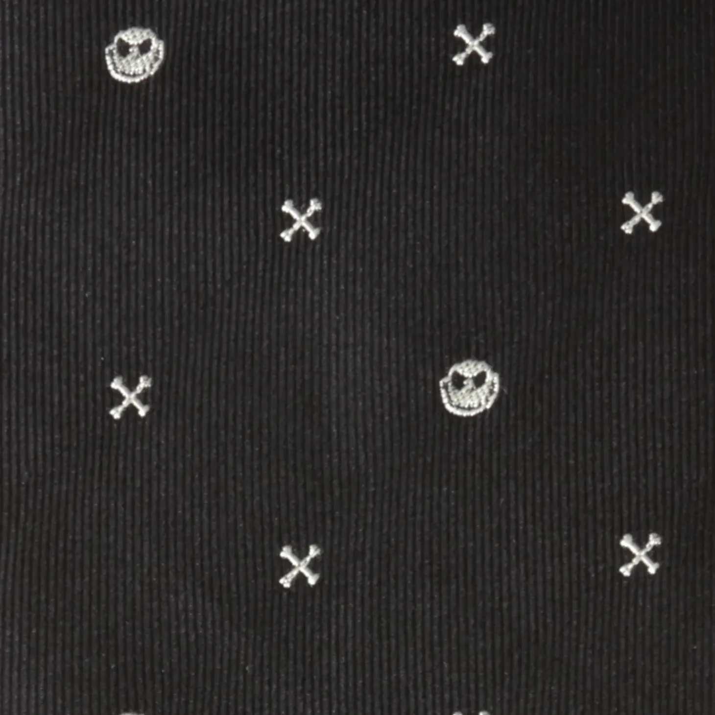 Disney Nightmare Before Christmas Jack Skellington Black Men's Tie