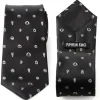 Disney Nightmare Before Christmas Black Gray Men's Tie