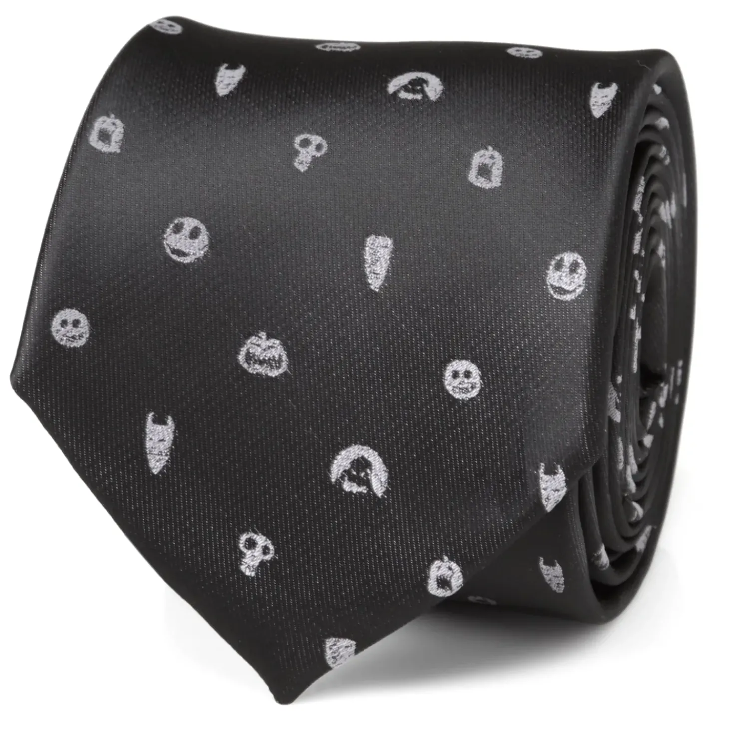 Disney Nightmare Before Christmas Black Gray Men's Tie