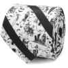 Disney Nightmare Before Christmas Stripe Black Men's Tie